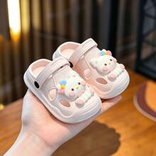 Kids' Summer Cartoon Cute Indoor House Slippers, Unisex Children's Clogs - Pink - View 6
