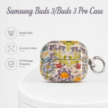 Fresh Floral Cluster 系列 Galaxy Buds 3 Pro 耳機保護殼,甜美少女風 - 彩色 - 查看 18