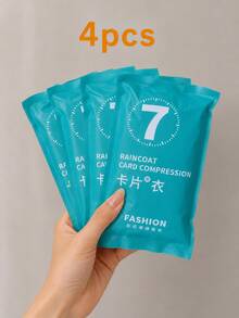 7-Pack Disposable Rain Ponchos, 7 Colors, Ultra-Lightweight Waterproof Hooded Raincoats, Compact Emergency Rain Gear, Theme Park Essentials, Travel Essentials, Summer Travel Essential For Camping, Festivals, Outdoor Events & Commuting - Multicolor - View 17