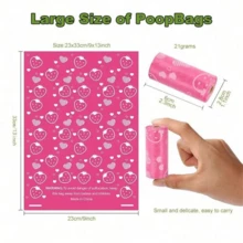 Thick Dog Waste Bags, Leak-Proof Pet Poop Bags For Outdoor Dog Walking - View 2