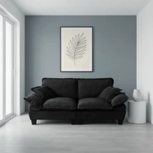 Sofas & Couches - Black - View 1