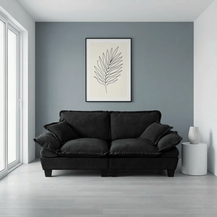 Sofas & Couches - Black - View 1