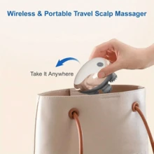 SOKANY Electric Scalp Massager, Type-C Interface, 500mAh Battery, 3 Speeds, One-Button Switch, ABS Body With 4 Detachable Silicone Claws, Suitable For Head, Neck, Arms And Legs, Holiday Relaxation Gifts - Multicolor - View 8