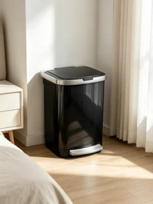 26L Pedal‑Operated Trash Can‑No Manual Lid Lifting, Trash Can With Lid, Sealed Odor‑Proof Design, Easy To Clean, Sturdy And Durable, Suitable For Kitchen, Bathroom, Living Room And Office - Multiple Specifications - View 10