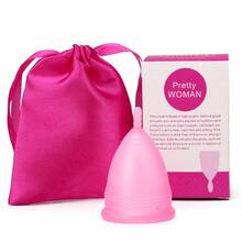Reusable Menstrual Cup Set - The Most Reliable Medical Grade Silicone Period Cups - Comfortably Use For 12 Hours (Small & Large) - L - View 7