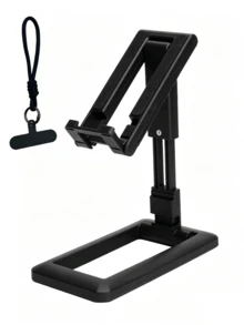 Foldable Transformable Telescopic Desktop Phone Stand, Creative Height Adjustable Portable Phone Holder, Suitable For Daily Use, Bedside Table, Online Classes, E-Commerce Photography, Gift Idea, Desktop Storage, Stable Base, Travel Essential, Hands-Free Viewing - Multicolor - View 11