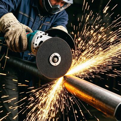 50/100/150pcs Heavy‑Duty Fiberglass Reinforced Metal Cutting Discs, Space‑Saving Portable Stack‑Up Design, Firm Bond Not Easy‑To‑Fall‑Off Grit, High Tensile Cut‑Off Wheel Suitable For Farm Repair, Welding Work And Outdoor Metal Fabrication