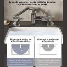 Grifo Cocina Acero Inoxidable Mezcladora Fregadero 1080° - Unitalla - Ver 4
