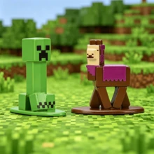 Simba JadaToys Minecraft Mini Metal Figure Blind Bag Series, Figur Karakter Koleksi Misteri, Dekorasi Pajangan Meja, Edisi W6 - MultiWarna - View 3
