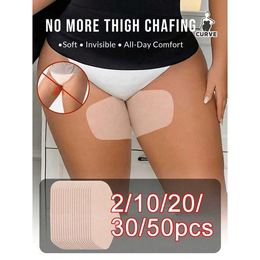 50/30/20/10/2件組 中性夏季防磨大腿套,舒適貼合,保護女性大腿與小腿,腰帶/貼片式舒適防護 - 多色 - 查看 1