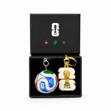 2pcs/Set Gantungan Kunci Tema Piala Dunia FIFA 2026, Gantungan Kunci Trofi Piala Dunia, Liontin Aksesori Piala Dunia, Kotak Hadiah Trofi Kecil, Gantungan Kunci Liontin Ransel, Dekorasi Eksklusif untuk Penggemar, Hadiah untuk Wanita/Pria - Piala Dunia - View 6