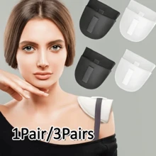 1 Pair/3 Pairs Shoulder Pads, 0.59 Inch Thick Breathable Sponge Pads, Unisex Shoulder Enhancers For Suits, Blazers, T-Shirts, Back To School Gift - Multicolor - View 2