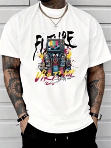 Men T-Shirts - 白色 - 查看 1