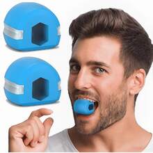 Facial Jaw Muscle Exerciser, Jawline Trainer Ball, Home Fitness Training, Daily Exercise To Relieve Stress, Suitable For Bedtime And Morning - Multicolor - View 2