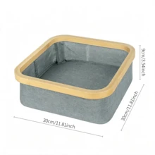 1 Piece Storage Drawer, Pull-Out Fabric Storage Box With Layered Design, Divided Compartments For Clothes And Sundries Storage, Breathable And Dust-Proof, Simple And Versatile For Bedroom And Living Room - Multiple Specifications - View 10