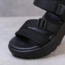 Women Platforms & Wedge Sandals - Black - View 4