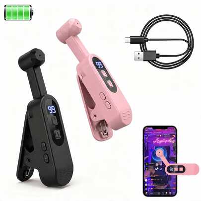 Portable Auto Clicker, Battery Powered Screen Tapper With Silent Operation, Handsfree Auto Tap Device For Smartphone Apps And Games