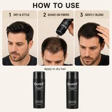 BUNEE Hair Fiber Powder 27.5g 2pcs Set, Natural Coverage For Thinning Hair And Bald Spots, Suitable For Baldness/Low Hair Volume, Natural Look, Unisex Portable Pack - Multicolor - View 3