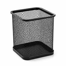 1pc 3D Printed Honeycomb Hollow Pen Holder, Plastic Creative Breathable Dust-Proof, Office Study Desktop Stationery Storage Box, Suitable For People Pursuing Minimalist Style, Solving Desktop Clutter Pain Point, Style Desktop Essential - View 5