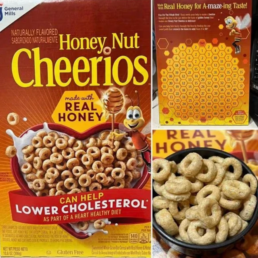 Honey Nut Cheerios 3 Lbs Value Pack, Cereal De Miel Y Avena, Breakfast Cereal, Gluten Free Whole Grain Oats, Back To School Breakfast, Desayuno Para Niños, Cereal Familiar, 1.3 Kg - 1.3 Kg - View 1