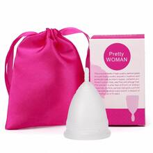 Reusable Menstrual Cup Set - The Most Reliable Medical Grade Silicone Period Cups - Comfortably Use For 12 Hours (Small & Large) - L - View 8