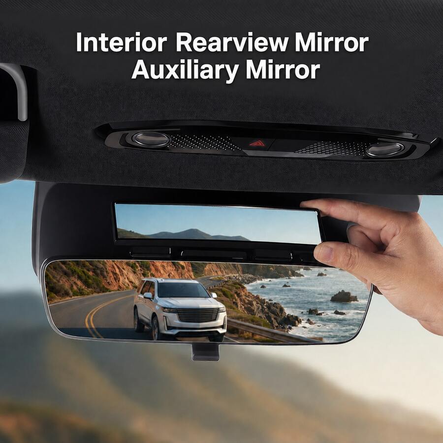 Car Rear Seat Observation Mirror, Helps Reduce Blind Spots, Compatible With Sedans And SUVs