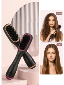 LEVIATECH 4-In-1 Hot Air Styling Brush, One-Step Heating Comb, Straight & Curly Hair Dual-Use Professional Blow Dry Styling Brush - UK Plug(220-240V) - View 9