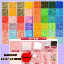 62,000pcs 120 Colors Full Set, High-Quality Hama Beads Set, Complete DIY Pixel Art Gift Pack, With Full Upgraded Tool Kit, Suitable For Family, Handmade Pixel Art Crafts, Craft Beads Set, Creative Art - Multicolor - View 7