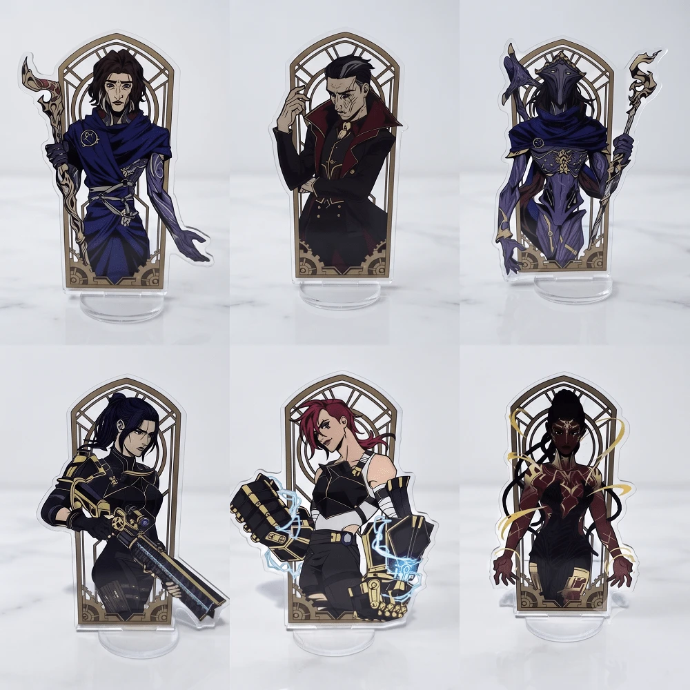 Arcane Acrylic Stand Figure Desktop Ornament Game Anime 1pc Character Collectible Gift - Multicolor - View 1