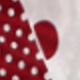 Burgundy Polka Dot