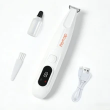 Dicway Pet Hair Trimmer and Blade, Kit Perawatan 2-in-1 dengan Lampu LED dan UV, Alat Cukur Elektrik untuk Anjing dan Kucing - View 11