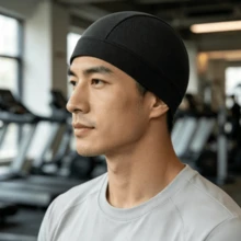 1 buah Topi Tidur Jaring Tipis, Penutup Kepala Rumah Elastis Bernapas, Unisex - MultiWarna - View 3