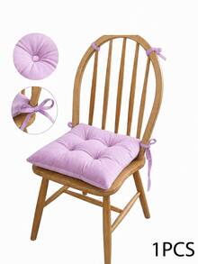 1/4/6pcs Soft Chair Cushion Set, Plush Filled Seat Pads, Increase Comfort - Dusty Purple - View 6
