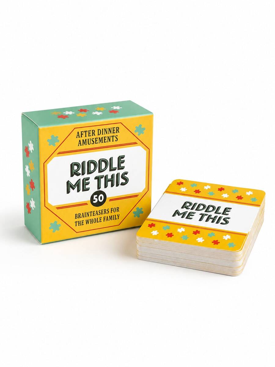 GENAI 50pcs/Set Mini Desktop Party Card Game, Interactive Fast Thinking Word Challenge Game Cards, Portable Paper Family Entertainment Activity Game, Suitable For After-Dinner Party Game Night, Indoor Friends Family Group Interactive Game - Multicolor - View 1