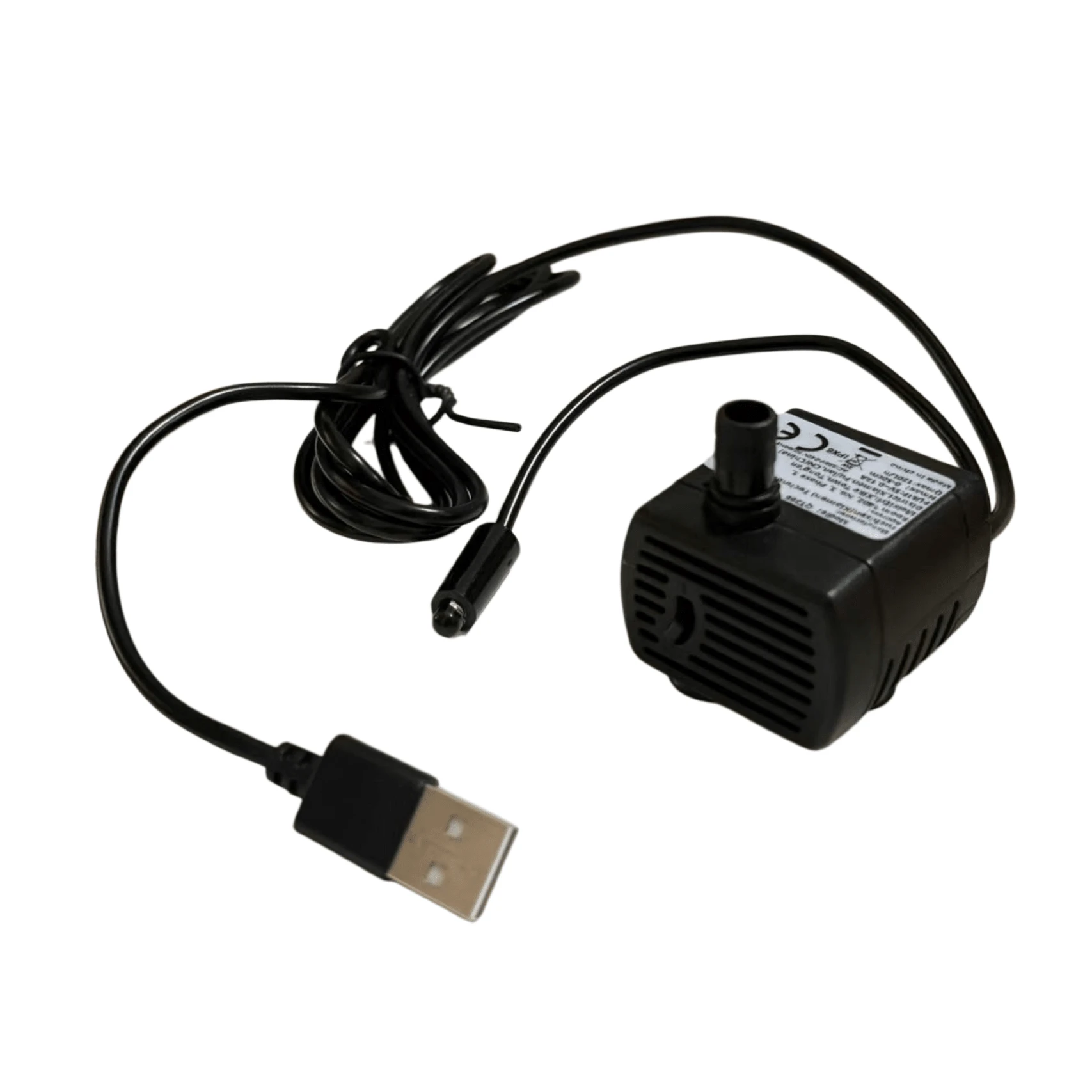 Pompa Air Kecil Bertenaga USB Cocok untuk Akuarium dan Fitur Air, Pompa Sirkulasi Air Senyap untuk Rumah dan Dalam Ruangan - hitam - View 1