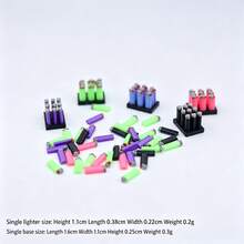 10/5/1 個迷你打火機－逼真迷你打火機複製品，細節精緻，適合收藏與居家裝飾 - 彩色 - 查看 8