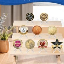 50pcs/25pcs/10pcs Multi-Purpose Transparent Display Stand, Thick Solid Backboard Triangular Stable Structure, Compact Size For Easy Placement, Suitable For Displaying Coins, Commemorative Coins, Trading Cards, Sports Cards And Other Cards - Multicolor - View 10