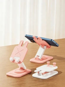 This Cute Cartoon Rabbit-Shaped Phone Stand Is Height-Adjustable, Suitable For Live Streaming, E-Commerce And Daily Viewing And Other Multiple Scenarios - Multicolor - View 4