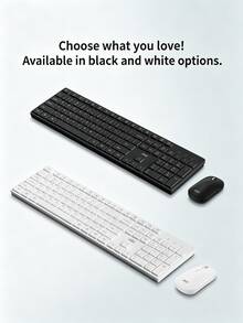 AOC Bộ bàn phím và chuột không dây Lenovo KN220 2.4G, hoạt động êm ái, kích thước đầy đủ 105 phím, thiết kế công thái học, độ phân giải 1600DPI, dành cho máy tính xách tay và máy tính để bàn. - Xem 10