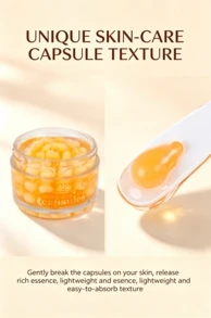 COSMI MILANO Face Cream 50ml Korean Style Capsules Encapsulated Active Ingredients Vitamin C And Retinol, Antioxidant, Smoothing And Illuminating Action For The Skin Fights Blemishes And Signs Of Skin Aging Daily Back To School: Daily Care - With Vitamin C and Retinol Anti-aging & Illuminating - View 4