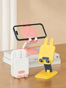 This Cute Cartoon Rabbit-Shaped Phone Stand Is Height-Adjustable, Suitable For Live Streaming, E-Commerce And Daily Viewing And Other Multiple Scenarios - Multicolor - View 2