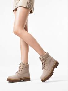 Timberland New Outdoor Hiking Climbing Shoes Wear-Resistant Non-Slip Waterproof Retro Women's High-Top Martin Boots - Baby Pink - View 1