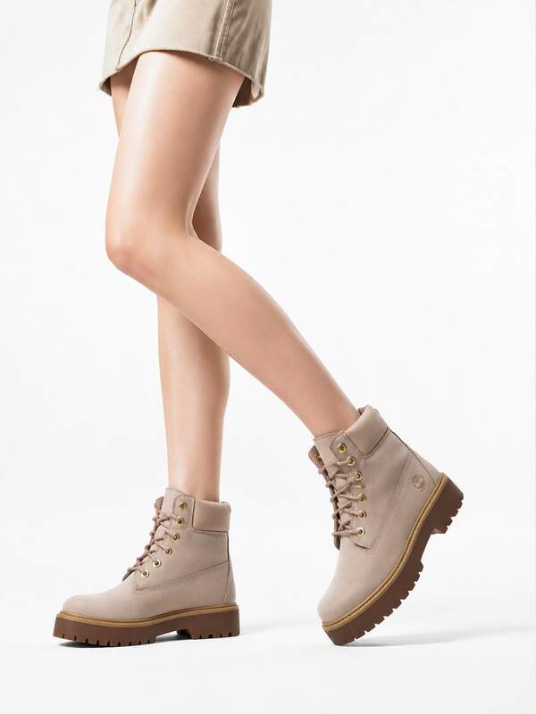 Timberland New Outdoor Hiking Climbing Shoes Wear-Resistant Non-Slip Waterproof Retro Women's High-Top Martin Boots