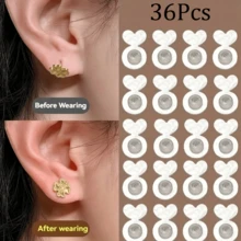 4/8/10/12/14pcs Silicone Earring Backs, Anti-Slip Anti-Drop Ear Plugs, Earring Back Covers, Suitable For Pendant Earrings, Large Earrings, Earrings And Ear Lobe Replacements - Multicolor - View 19