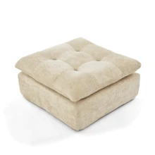 Goeurvant Modern Affordable Modular Sofa Sectional Sofa Freely Combinable DIY 2 To 4 Seater Chenille Fabric Comfortable For Living Room Apartment,Beige - 米色 - 查看 7