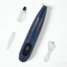 Dicway Pet Hair Trimmer and Blade, Kit Perawatan 2-in-1 dengan Lampu LED dan UV, Alat Cukur Elektrik untuk Anjing dan Kucing - View 10