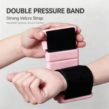 1 Pair 1lb/450g Silicone Weighted Wristbands, Detachable Adjustable Weight, Waterproof Sweat-Proof Washable, Extra Wide High-Adhesion Hook And Loop Closure, Secure Fit Without Shaking, Suitable For Wrist And Ankle, For Running, Yoga, Pilates, Jump Rope, Basketball And Other Sports, Pink/Black - Pink - View 7