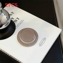 1pc Ins Style Solid Color Minimalist Magnetic Phone Holder, Strong Adsorption Suitable For Apple, Honor, Magnetic Phone Cases, Personalized Retractable Portable Desktop - Multicolor - View 52