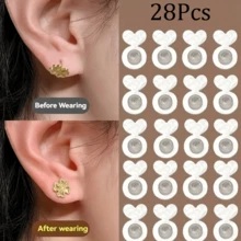 4/8/10/12/14pcs Silicone Earring Backs, Anti-Slip Anti-Drop Ear Plugs, Earring Back Covers, Suitable For Pendant Earrings, Large Earrings, Earrings And Ear Lobe Replacements - Multicolor - View 22