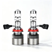 Heyword 2件/1件 2000W H7 H4 H11 LED Mini Lens 車頭燈 9005 9006 HB3 HB4 Canbus Turbo LED 投影燈泡 6000K 汽車/摩托車燈 霧燈 - 6000K 冷白光 - 查看 17